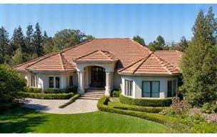 Los Altos custom home protected by new premium shingle roof